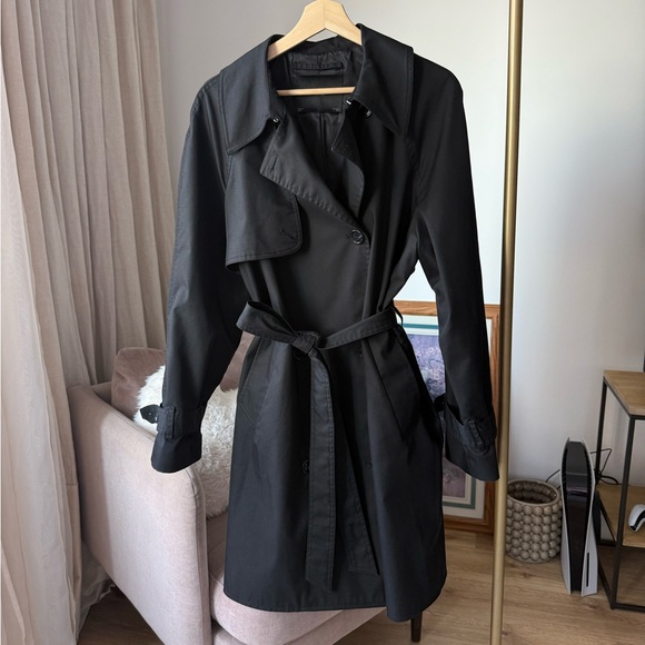 Mango Jackets & Blazers - MANGO Black Trench Coat – Size L